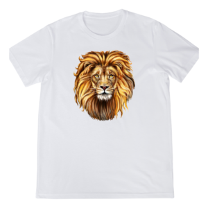 Lion Front Minimalist Print Tshirt